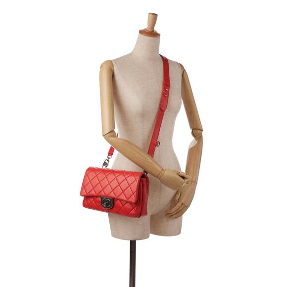 Chanel Small Quilted Goatskin Double Carry Waist Chain Flap - Picture 13 of 14